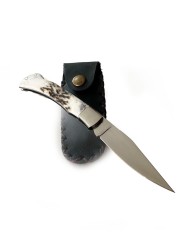 Vurgun Geyik Boynuz Saplı Sürmene Çakısı ( 17cm ) B - Vurgun