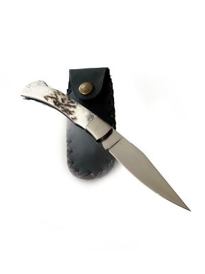 Vurgun Geyik Boynuz Saplı Sürmene Çakısı ( 17cm ) B - 1