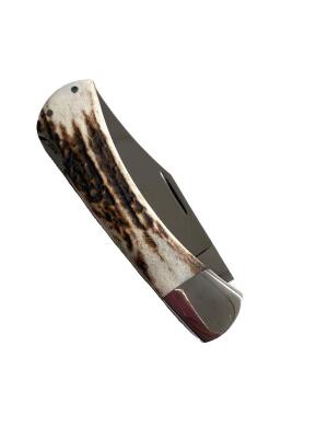 Vurgun Geyik Boynuz Saplı Sürmene Çakısı ( 21cm ) B - 2