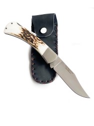 Vurgun Geyik Boynuz Saplı Sürmene Çakısı ( 21cm ) B - Vurgun