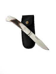 Vurgun Geyik Boynuz Saplı Sürmene Çakısı ( 21cm ) B - Vurgun