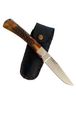Vurgun Geyik Boynuz Saplı Sürmene Çakısı ( 22.5 cm ) K - 1