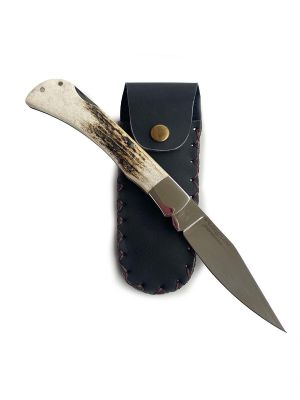 Vurgun Geyik Boynuz Saplı Sürmene Çakısı ( 22cm ) B - 1