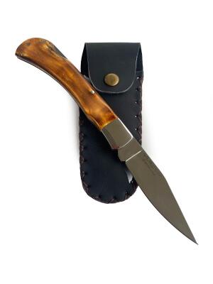 Vurgun Geyik Boynuz Saplı Sürmene Çakısı ( 22cm ) K - 1
