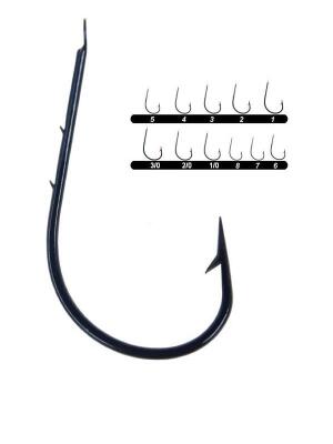 Youvella 1397 Tırnaklı Kısa Sap Çupra İğnesi 100 lü Kutu Siyah - 1